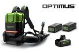 Optimus 82V 755 CFM Dual-Port Backpack Blower with (2) 8Ah Batteries and Dual Port Charger | BB361-82DP